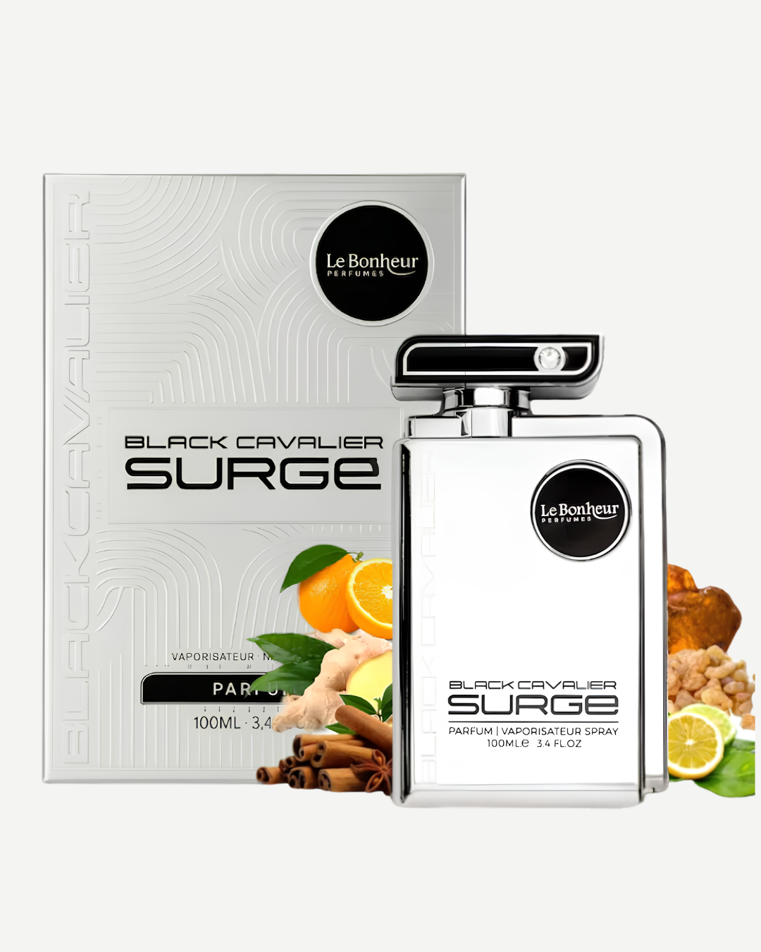 Le Bonheur Black Cavalier Surge Parfum | 100ML | Unisex