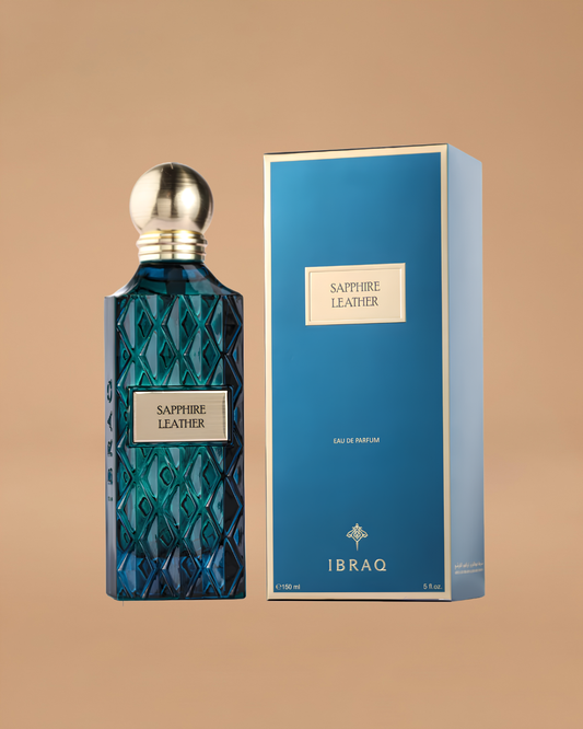 Ibrahim Al Qurashi Sapphire Leather Eau de Parfum | 150ML Unisex