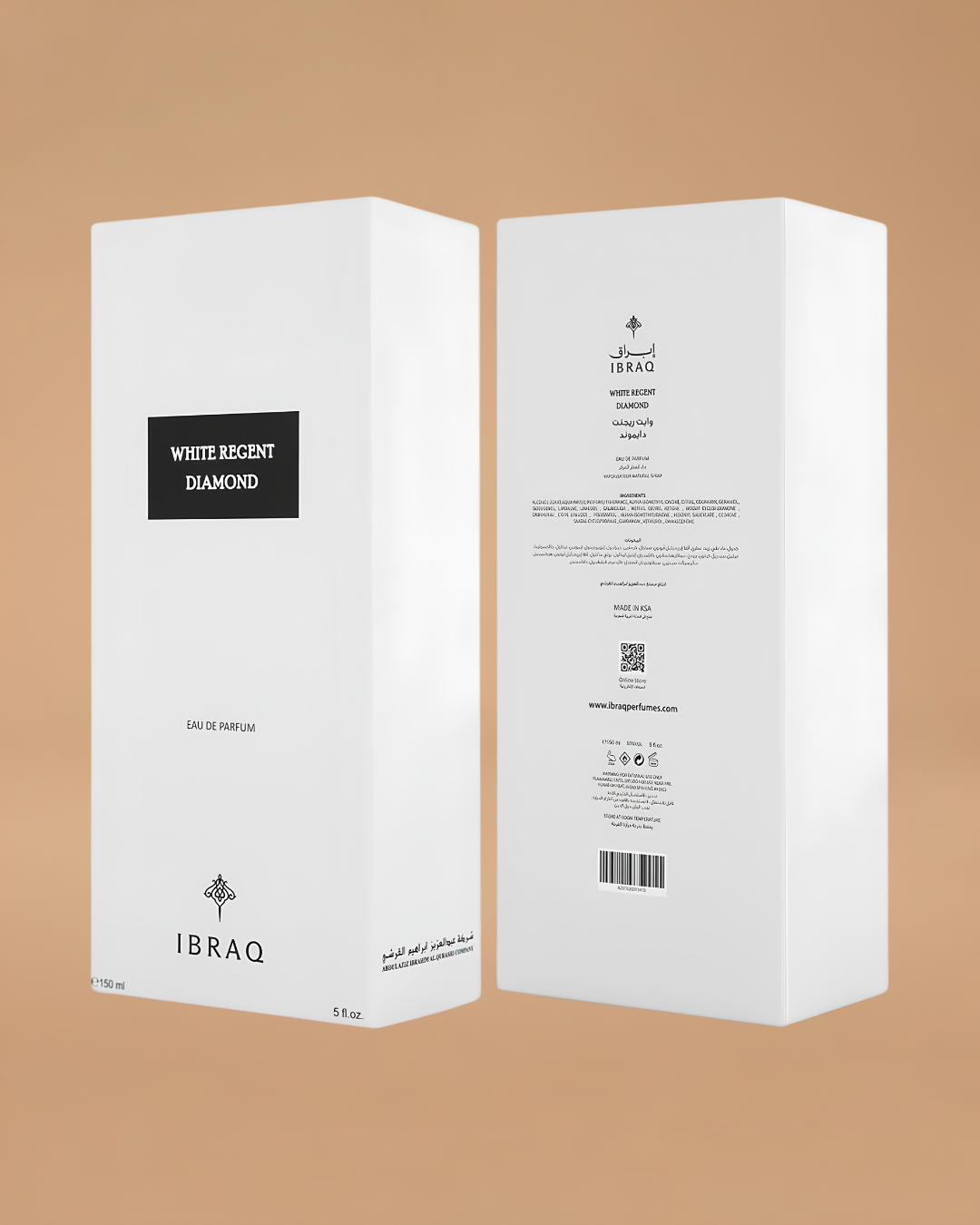 Ibraq White Regent Diamond Eau de Parfum | 150ML Unisex