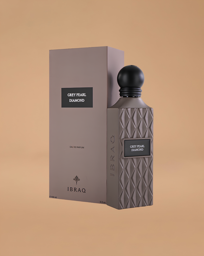 Ibrahim Al Qurashi Grey Pearl Diamond Eau de Parfum | 150ML Unisex