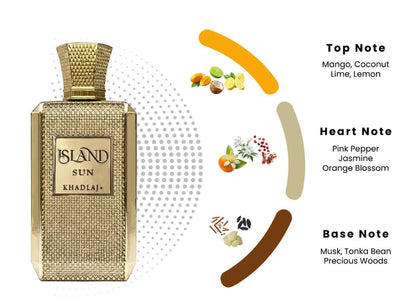 Khadlaj Island Sun Extrait de Parfum | 100ML Unisex