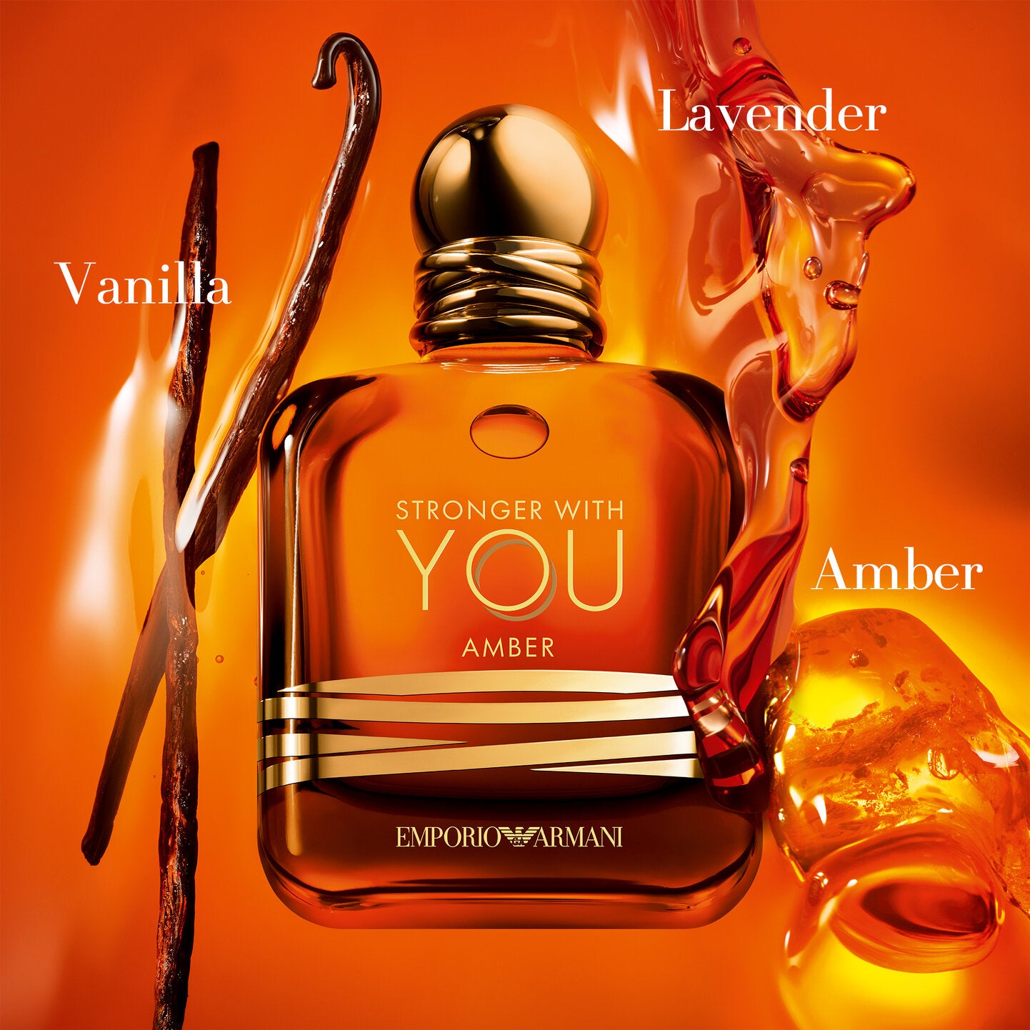 Emporio Armani Stronger with you Amber Eau de Parfum 100ML |Man