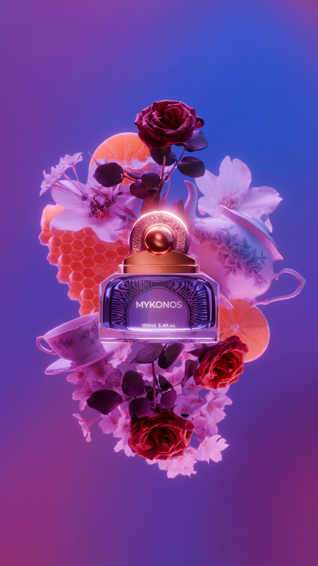 Mykonos Tea Poetry Extrait de Parfum | 100ML Unisex